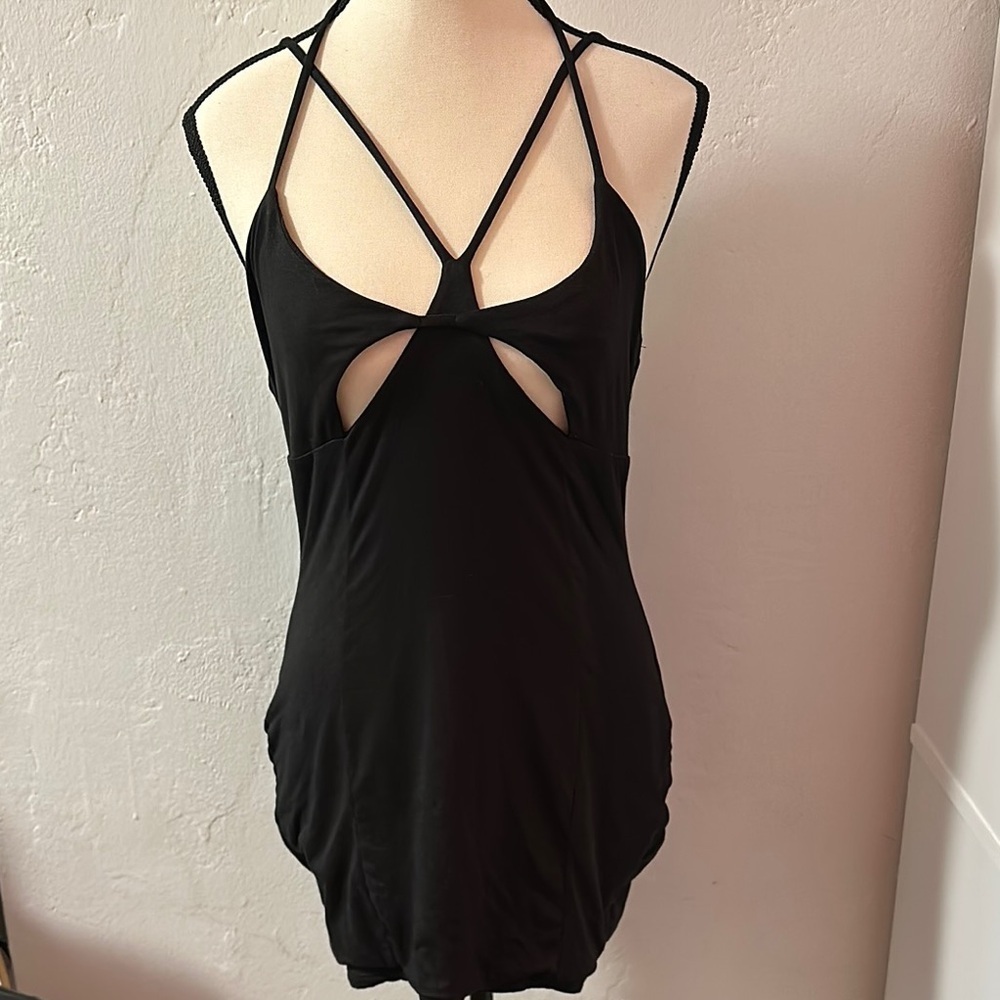 Black Strappy Women's Dress